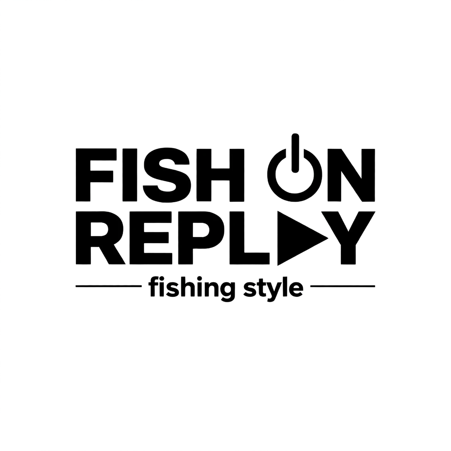Fish On Replay Black